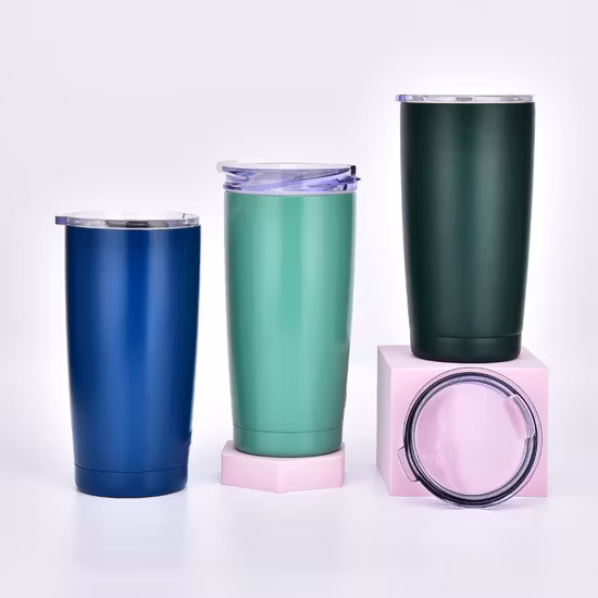 Sublimation Low MOQ Metal Tea Travel Egg Shape Military High Quality Steel Thermo Mug with Straw